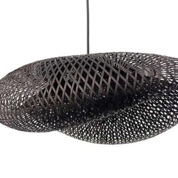 Bamboo Lampshade Matt Black