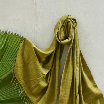 Onion Skin Dye Eri Silk Stole